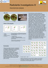 Research paper thumbnail of Radiolarite Investigations III Geochemical analysis