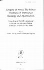 Research paper thumbnail of Anti-arianische Argumente gegen Apollinarios. Gregor von Nyssa in der Auseinandersetzung mit Apollinarios, ...