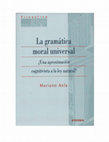 Research paper thumbnail of La Gramática Moral Universal: ¿Una aproximación cognitivista a la ley natural?