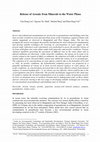 Research paper thumbnail of RELEASE OF ARSENIC FROM MINERALS TO THE WATER PHASE