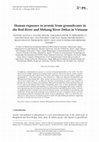 Research paper thumbnail of Human exposure to arsenic from groundwater in the Red River and Mekong River Deltas in Vietnam