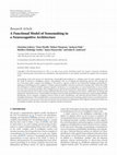 Research paper thumbnail of A functional model of sensemaking in a neurocognitive architecture