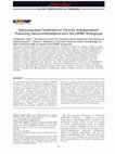 Research paper thumbnail of Extracorporeal Treatment for Tricyclic Antidepressant Poisoning: Recommendations from the EXTRIP Workgroup