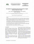 Research paper thumbnail of Investigation on mechanical and textural properties of apples during refrigeration storage