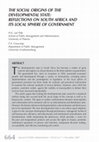 Research paper thumbnail of The social origins of the development state: reflections from South Africa