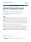 Research paper thumbnail of Transcription profile of soybean-root-knot nematode interaction reveals a key role of phythormones in the resistance reaction