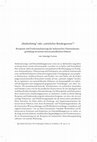 Research paper thumbnail of "Räuberkönig" oder "natürlicher Bundesgenosse"? Rezeption und Funktionalisierung der italienischen Nationalstaatsgründung im konservativen preußischen Diskurs