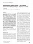 Research paper thumbnail of Individuation in Sorghum bicolor: A self-organized process involved in physiological adaptation to salinity