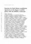 Research paper thumbnail of Searches for dark matter annihilation signatures in the Segue 1 satellite galaxy with the MAGIC-I telescope