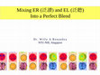 Research paper thumbnail of Mixing ER (泛讀) and EL (泛聽) Into a Perfect Blend