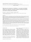 Research paper thumbnail of High perceived sensitivity to medicines is associated with higher medical care utilisation, increased symptom reporting and greater information-seeking about medication