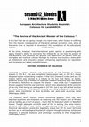 Research paper thumbnail of "Reviving the Ancient Wonder of the Colossus "                                                                        A project with a vision of Peace in the Mediterranean