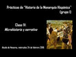 Research paper thumbnail of 2015-16: Microhistory, IV Historiography Lecture (Spanish)