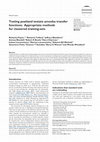 Research paper thumbnail of Testing peatland testate amoeba transfer functions: Appropriate methods for clustered training-sets