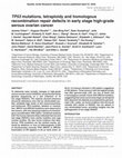 Research paper thumbnail of TP53 mutations, tetraploidy and homologous recombination repair defects in early stage high-grade serous ovarian cancer