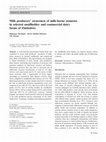 Research paper thumbnail of Milk producers’ awareness of milk-borne zoonoses in selected smallholder and commercial dairy farms of Zimbabwe