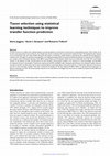 Research paper thumbnail of Taxon selection using statistical learning techniques to improve transfer function prediction