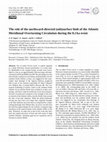 Research paper thumbnail of The role of the northward-directed (sub)surface limb of the Atlantic Meridional Overturning Circulation during the 8.2 ka event