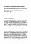 Research paper thumbnail of Some remarks on the reasons for the weakness of the left-wing forces