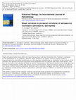 Research paper thumbnail of Shape variation in presacral vertebrae of saltasaurine titanosaurs (Dinosauria, Sauropoda)