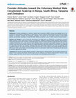 Research paper thumbnail of Provider Attitudes toward the Voluntary Medical Male Circumcision Scale-Up in Kenya, South Africa, Tanzania and Zimbabwe