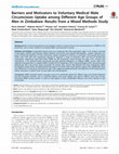 Research paper thumbnail of Barriers and Motivators to Voluntary Medical Male Circumcision Uptake among Different Age Groups of Men in Zimbabwe: Results from a Mixed Methods Study