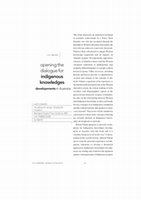 Research paper thumbnail of "Opening the dialogue for Indigenous knowledges developments in Australia", Cultural Studies Review VOLUME15 NUMBER2 SEP2009