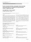 Research paper thumbnail of Factors associated with time consumption when answering drug-related queries to Scandinavian drug information centres: a multi-centre study