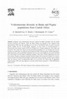 Research paper thumbnail of Y-chromosome diversity in Bantu and Pygmy populations from Central Africa