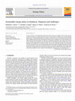 Research paper thumbnail of Sustainable energy policy in Honduras: Diagnosis and challenges