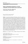 Research paper thumbnail of Impact of anthropogenic disturbances on beetle communities of French Mediterranean coastal dunes