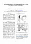 Research paper thumbnail of On-resistance analysis in trench power MOSFETs with fully depletion between trenches