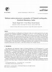 Research paper thumbnail of Helium/Radon precursory anomalies of Chamoli earthquake, Garhwal Himalaya, India.