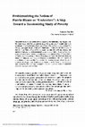 Research paper thumbnail of Problematizing the Notion of Puerto Ricans as "Underclass": A Step Toward a Decolonizing Study of Poverty