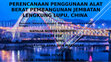 Research paper thumbnail of PEMASANGAN KABEL STRAIGHT JEMBATAN LENGKUNG LUPU , CHINA ( NATALIA NOVITA UNEPUTTY - 1434016 )