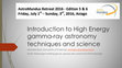 Research paper thumbnail of Introduction to High Energy Gamma-Ray Astronomy Techniques and Science