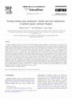 Research paper thumbnail of Eroding blanket peat catchments: Global and local implications of upland organic sediment budgets