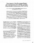 Research paper thumbnail of The Impact of the Navrongo Project on Contraceptive Knowledge and Use, Reproductive Preferences, and Fertility