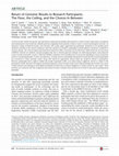 Research paper thumbnail of Return of genomic results to research participants