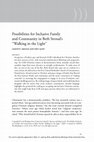 Research paper thumbnail of Possibilities for Inclusive Family and Community in Beth Stroud's " Walking in the Light "