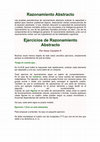 Research paper thumbnail of Razonamiento Abstracto Ejercicios de Razonamiento Abstracto