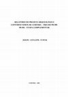 Research paper thumbnail of RELATÓRIO DO PROJETO ARQUEOLÓGICO CONTORNO NORTE DE CURITIBA – TRECHO PR 090-PR 092 – ETAPA COMPLEMENTAR