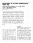 Research paper thumbnail of Characterization of a long range transport pollution episode affecting PM in SW Spain