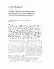 Research paper thumbnail of Bridging the gap between interpersonal thought and action in early adolescence: The role of psychodynamic processes