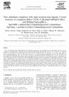 Research paper thumbnail of New palladium complexes with rigid scorpion-type ligands. Crystal structure of complexes [Pd(η 3-2CH 3C 3H 4)(bpz*mPh)](CF 3SO 3) and [Pd(bpz*mpy) 2](BF 4) 2. bpz*mPh=phenyl-bis(3,5-dimethylpyrazol-1-yl)methane; bpz*mpy=pyridin-2-yl-bis(3,5-dimethylpyrazol-1-yl)methane