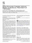 Research paper thumbnail of Giant pituitary tumors: a study based on surgical treatment of 118 cases