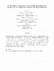 Research paper thumbnail of On rate-based congestion control in high speed networks: design of an H∞ based flow controller for single bottleneck