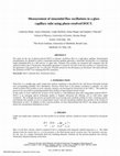 Research paper thumbnail of Measurement of sinusoidal flow oscillations in a glass capillary tube using phase-resolved DOCT