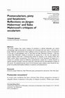 Research paper thumbnail of Postsecularism, piety and fanaticism: Reflections on Jurgen Habermas' and Saba Mahmood's critiques of secularism (2011)