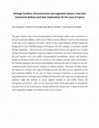 Research paper thumbnail of Heritage Conflicts, Reconstruction and Legislation Quest in the Post- Communist Balkans and their Implications for the Case of Cyprus